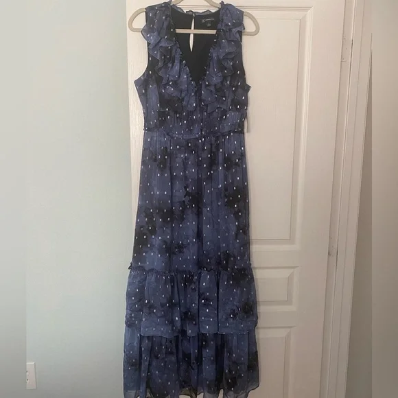 Inc International Concepts Ruffle Dress Large - Picture 1 of 6